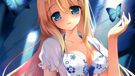 Facebook'ta hottest anime girls'in daha fazla içeriğini gör. Desktop Wallpaper Blonde, Hot & Cute Anime Girl, Original ...