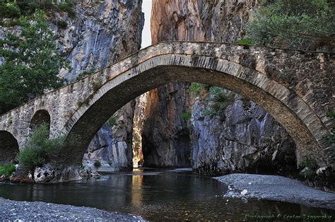 Nature Digital Old Stone Bridges On The Mountainsiii Παλιά πέτρινα