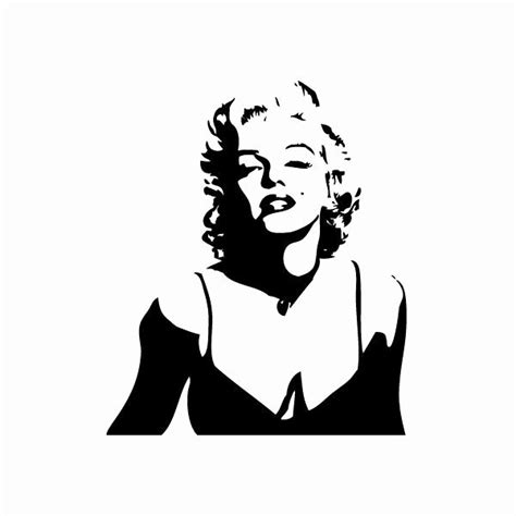 Marilyn Monroe Stencil Printable