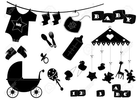 Baby Rattle Silhouette Clipart 20 Free Cliparts Download