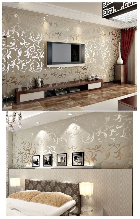 Wallpaper Designs For Living Room Texture