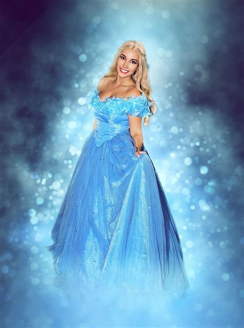 Hd Wallpaper Woman Wearing Disney Frozen Elsa Dress Princess Blue Dress Wallpaper Flare
