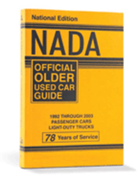nada official older car guide nadaguides