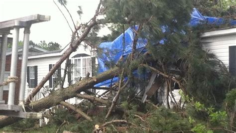 Severe Storms Leave Damage Across Central Eastern North Carolina