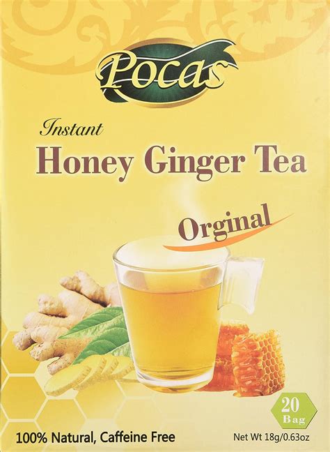 Pocas Instant Ginger Honey Tea Original 20 Bags Free Shipping Ebay
