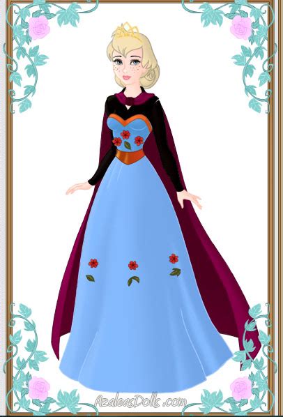 Elsa Frozen Paper Doll Coronation Dress Movie By Lady Knight On Deviantart