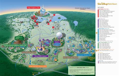 Disneyworld Map Disney World Map Map Of The Disney World In Orlando