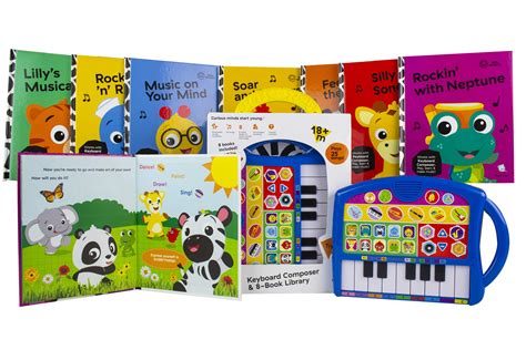 Baby Einstein My First Music Fun Keyboard Composer And 8 Book Library
