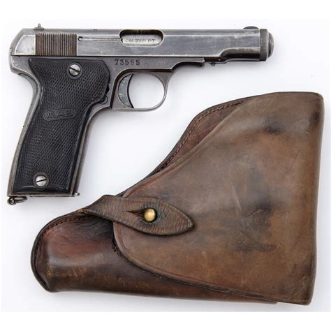 Nazi Marked French Mab Model D Pistol With Holster Cowans Auction