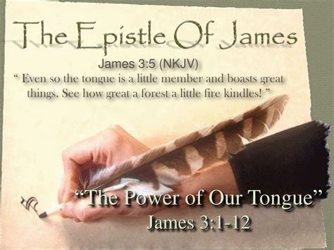 Ppt The Power Of Our Tongue James 31 12 Powerpoint Presentation