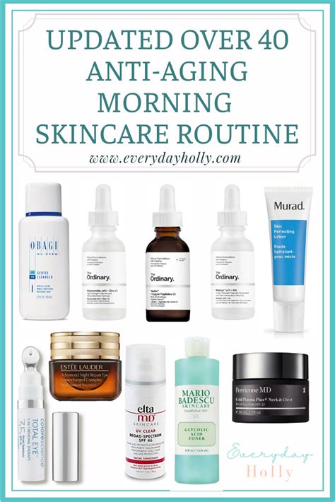 Updated Over Anti Aging Skincare Routine Everyday Holly Skin Care Routine Anti Aging