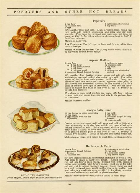Printable Vintage Cookbook Pages Cookbook Pages Baking Etsy