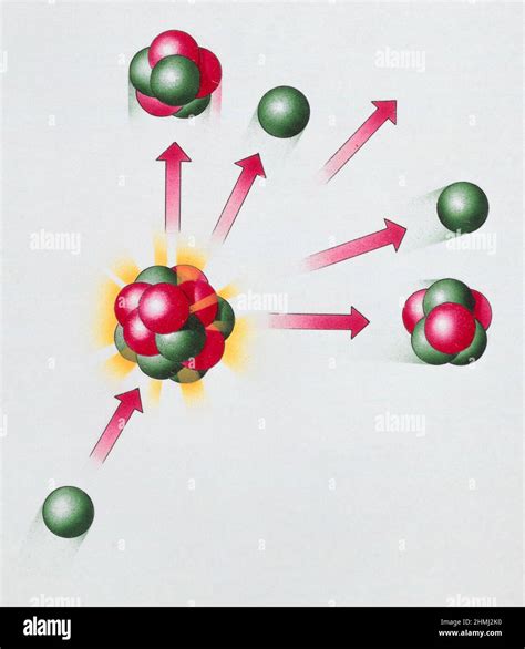 Nucleus Of Uranium Atom Stock Photo Alamy