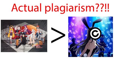 Bunny Girl Senpai Plagiarised The Monogatari Series Youtube