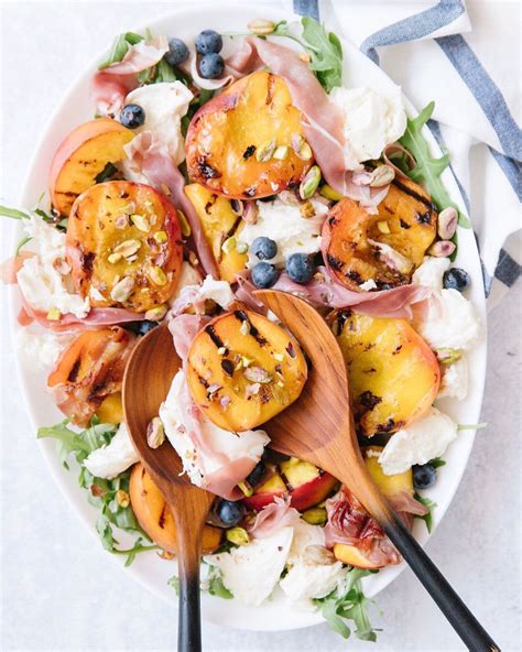 Grilled Peach Burrata Salad🍑 If Youre Looking For A Show Stopper To
