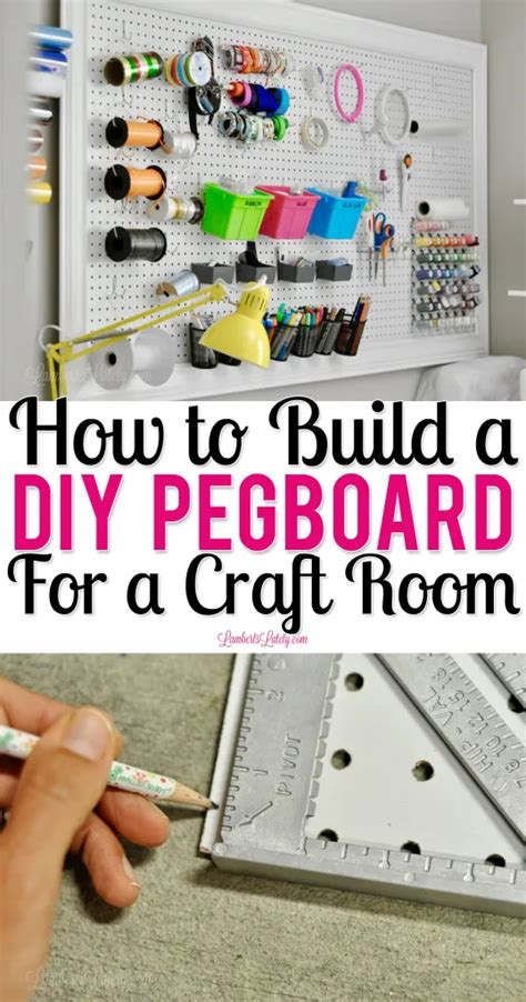 Large Framed Pegboard To Organize Your Craft Room Artofit