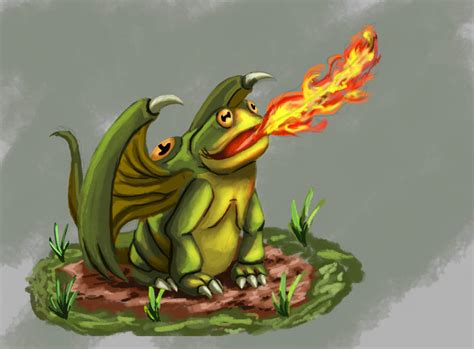 Dragon Frog By Lukadrawing On Deviantart