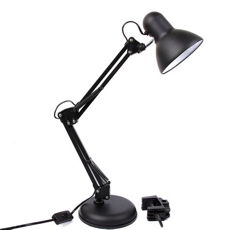 360 lighting industrial rustic desk table lamp with usb charging port adjustable black gold for bedroom bedside nightstand office 360 lighting 3.7 out of 5 stars with 3 ratings New Adjustable Swing Arm Desk Lamp Table Drafting Light Home Office Black | eBay