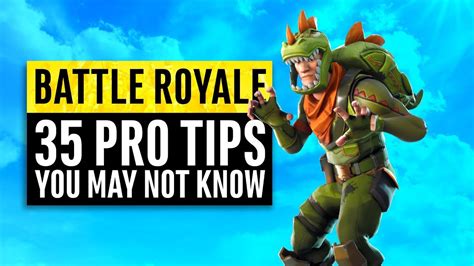 Fortnite Battle Royale Tips And Tricks From The Professionals Youtube