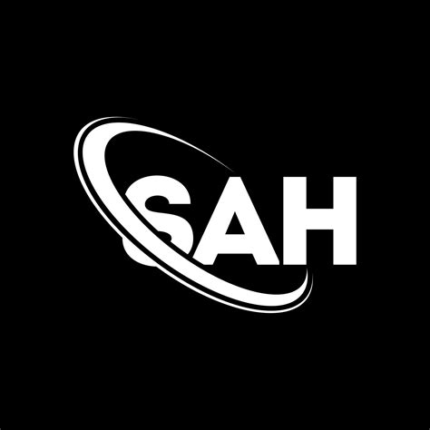 Sah Logo Sah Brief Logo Design Mit Sah Buchstaben Initialen Sah Logo