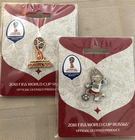 2018 World Cup Soccer Russia Pins World