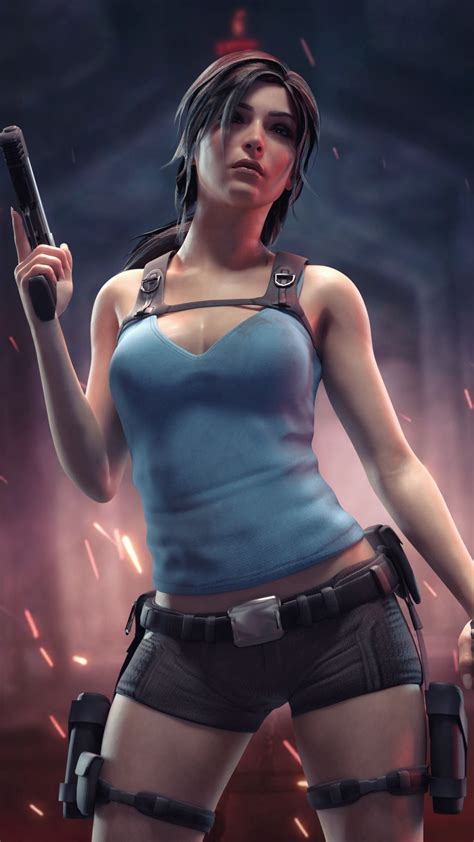 1440x2560 Lara Croft Tomb Raider Portrait 4K Samsung Galaxy S6,S7 ...
