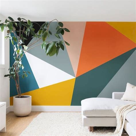 10 Amazing Geometric Wall Art Paint Design Ideas To Inspire You Ideas