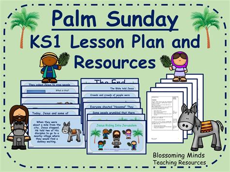 Ks1 Palm Sunday Easter Re Lesson Pack Teaching Resources