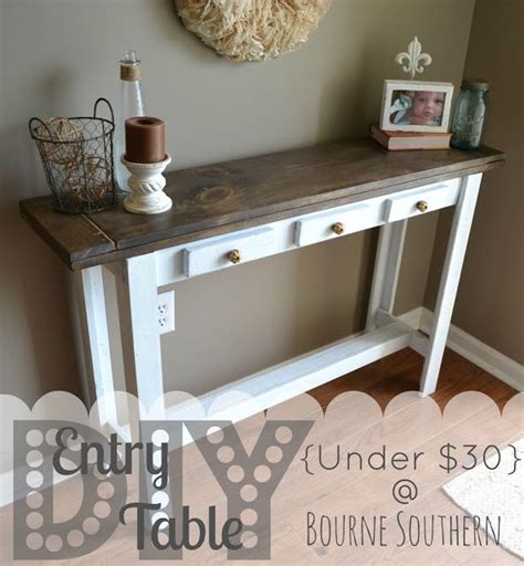 Someday Crafts Diy Entry Table More Furniture Projects Home Projects