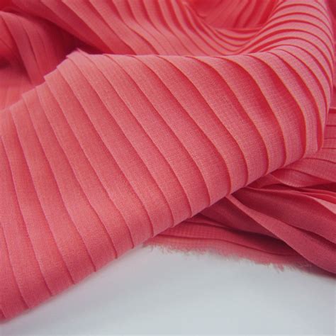 Pleated Chiffon Fabric By The Yard Chiffon Cloth Vertical | Etsy