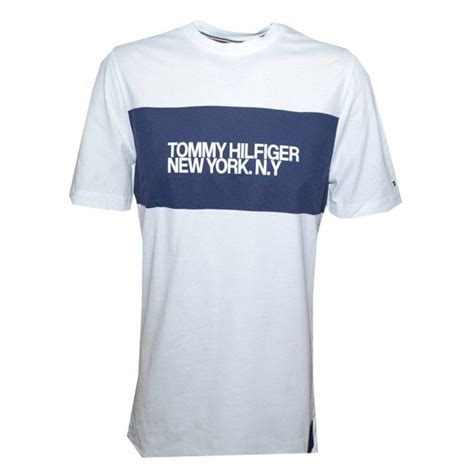 Tommy Hilfiger Mens White New York T Shirt