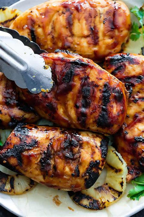 Remove chicken and let sit for 10 min. Grilled Hawaiian BBQ Chicken | The Recipe Critic