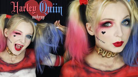 Suicide Squad Harley Quinn Makeup Charakteryzacja Youtube