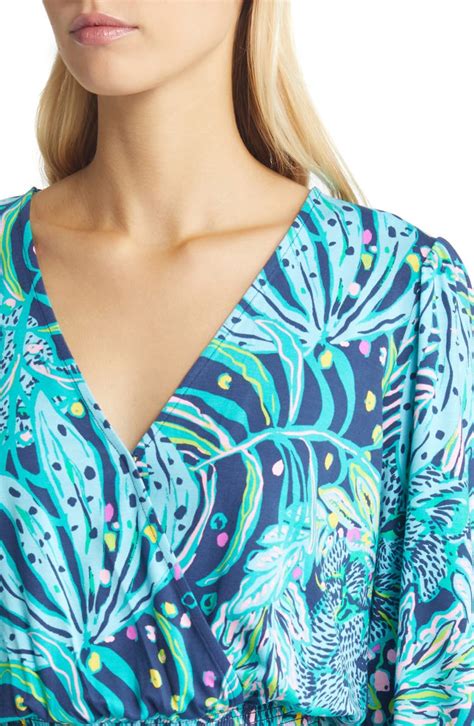 Lilly Pulitzer® Talley Smocked Waist Long Sleeve Dress Nordstrom