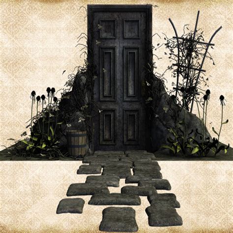Spooky Door By Just A Little Knotty On Deviantart
