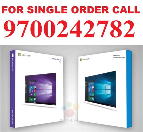 Microsoft Windows 10 Professional Genuine Retail Box Pack With Genuine License Both 32 And 64