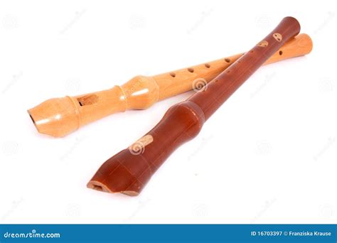 Two Wooden Flutes Stock Image Image Of Melody Tune 16703397