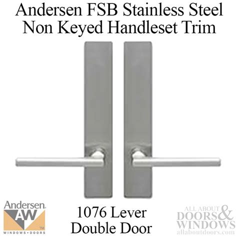Andersen Fsb 1076 Non Keyed Trim Set For Hinged Double Door