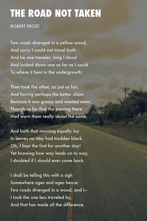 The Road Not Taken Summary By Stanza Retycare
