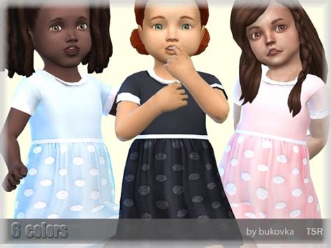 Toddler Dress By Bukovka At Tsr Sims 4 Updates