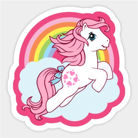 Retro G1 My Little Pony Sundance Pop Culture Sticker Teepublic