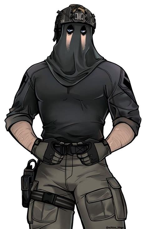 Drawing Of A Man In A Black Hoodie Call Of Duty Art