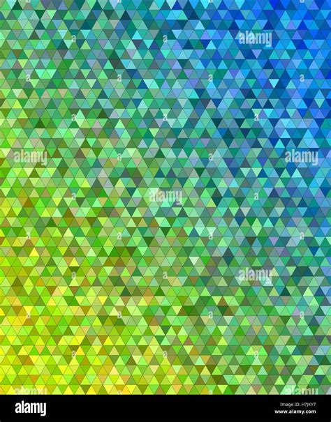 Abstract Regular Triangle Mosaic Background Design Stock Vector Image