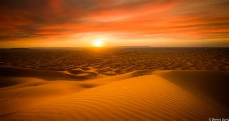 Sand Dune Sunset By Dennis Liang