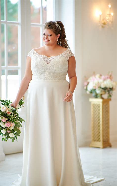 Plus Size Simple And Sweet Wedding Dress Stella York