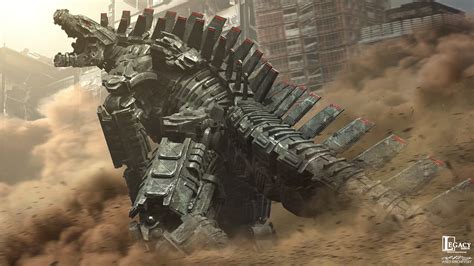 Official Mechagodzilla Godzilla Vs Kong Concept Art By Jared
