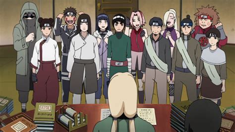 Tsunade Promoting Genin