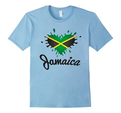 Splash Jamaica Heart Tee Jamaican T Shirt 4lvs 4loveshirt