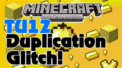 Minecraft Xbox How To Duplicate In Tu12 Duplication Glitch Tutorial