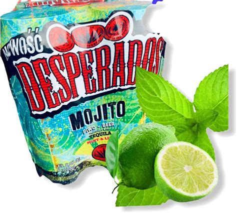 Desperados Mojito Tequila Beer With Mint And Lime 24 X 500ml Cans